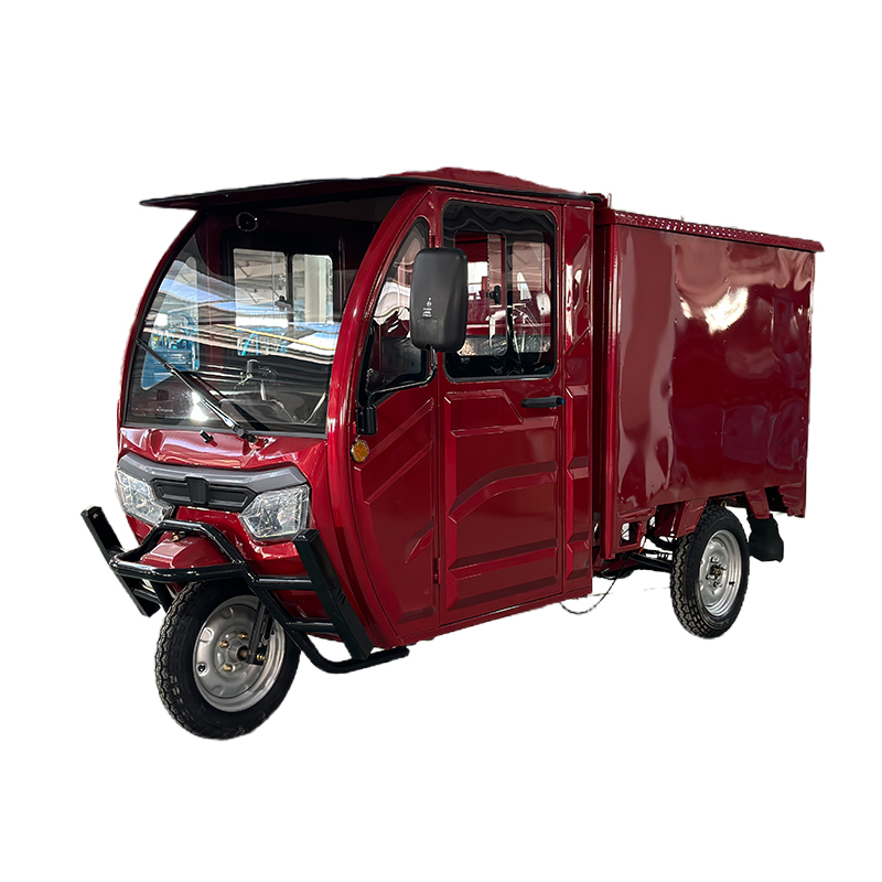 AMOTO A31 electric cargo tricycle with enclosed cabin and cargo box, 2000W 72V 58AH EEC certified